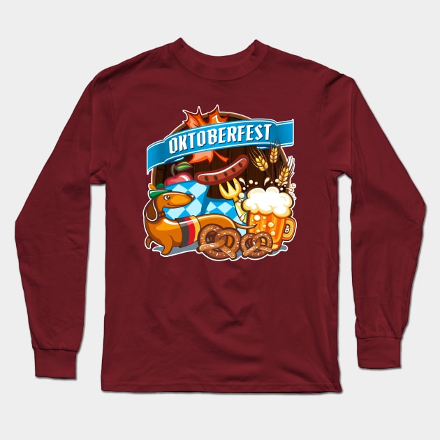 Oktoberfest Long Sleeve T-Shirt by spicoli13